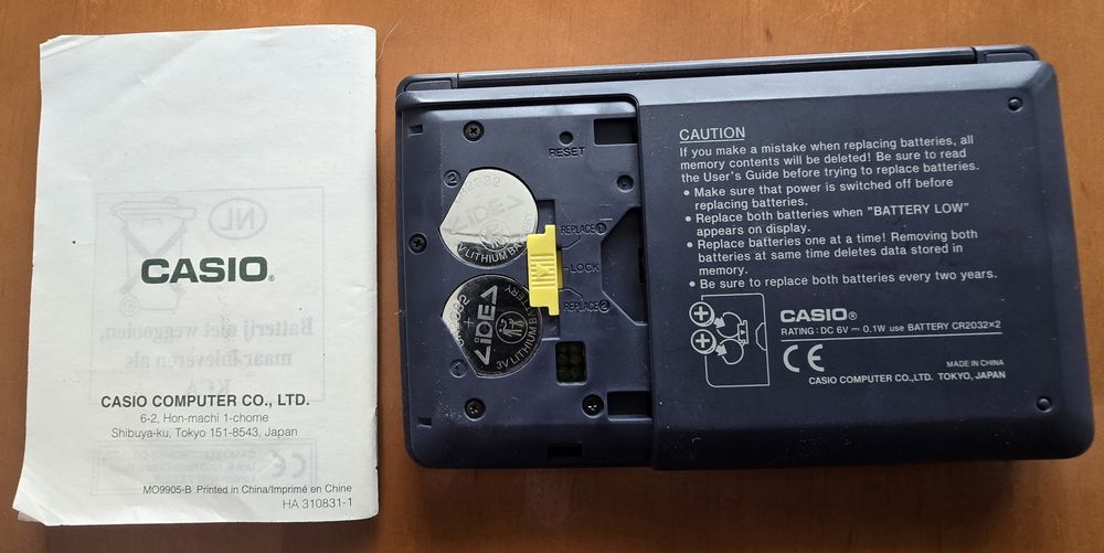 Organizer Casio digital diary SF-3600A 64KB