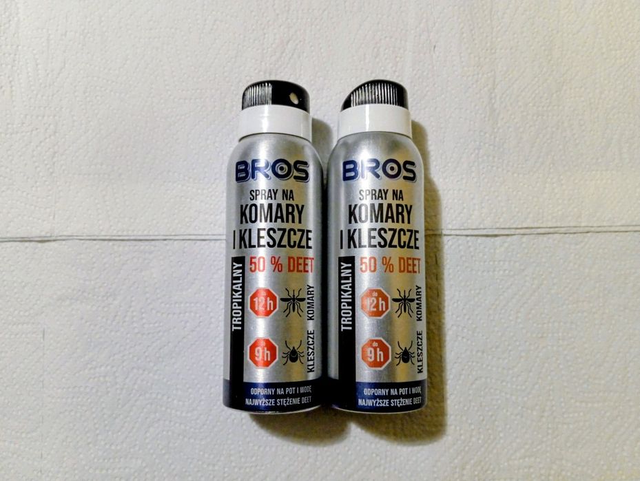 BROS Spray na komary kleszcze 90 ml 2 szt.