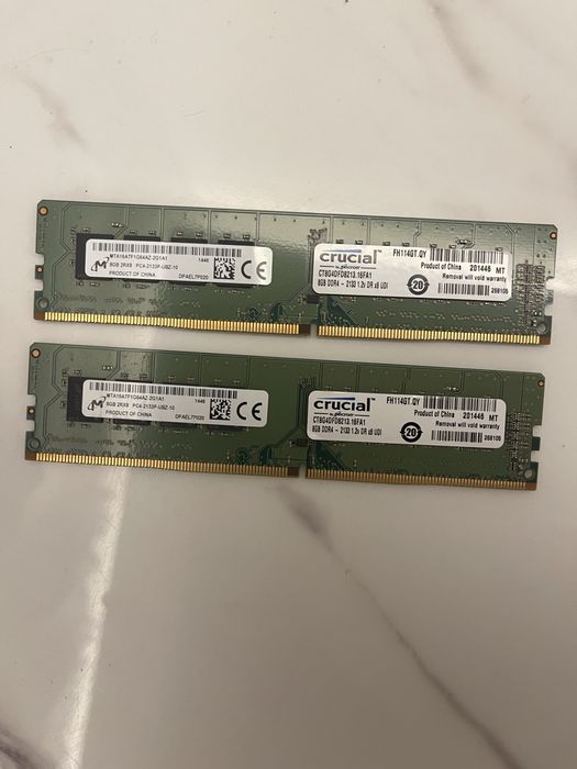 Pamięć RAM DDR4 Crucial 16GB (2x8GB) 2133MHzz