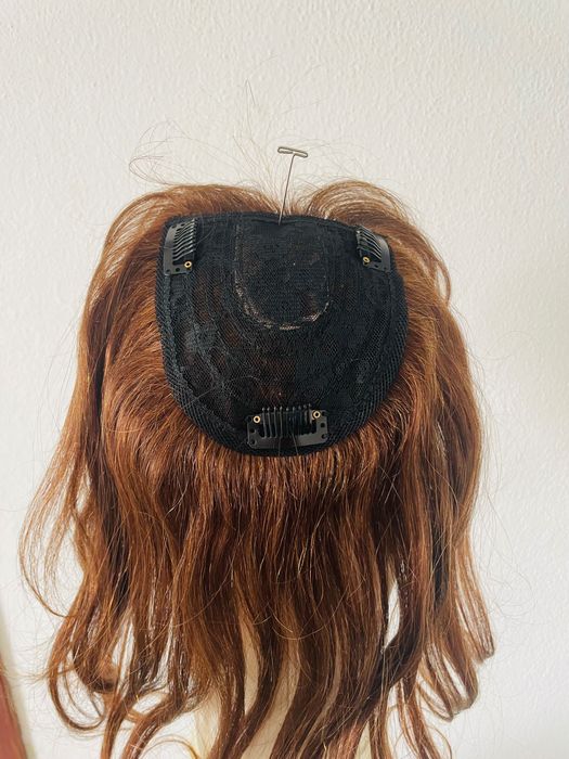 Cabelo humano Cobre Topo com tic tac