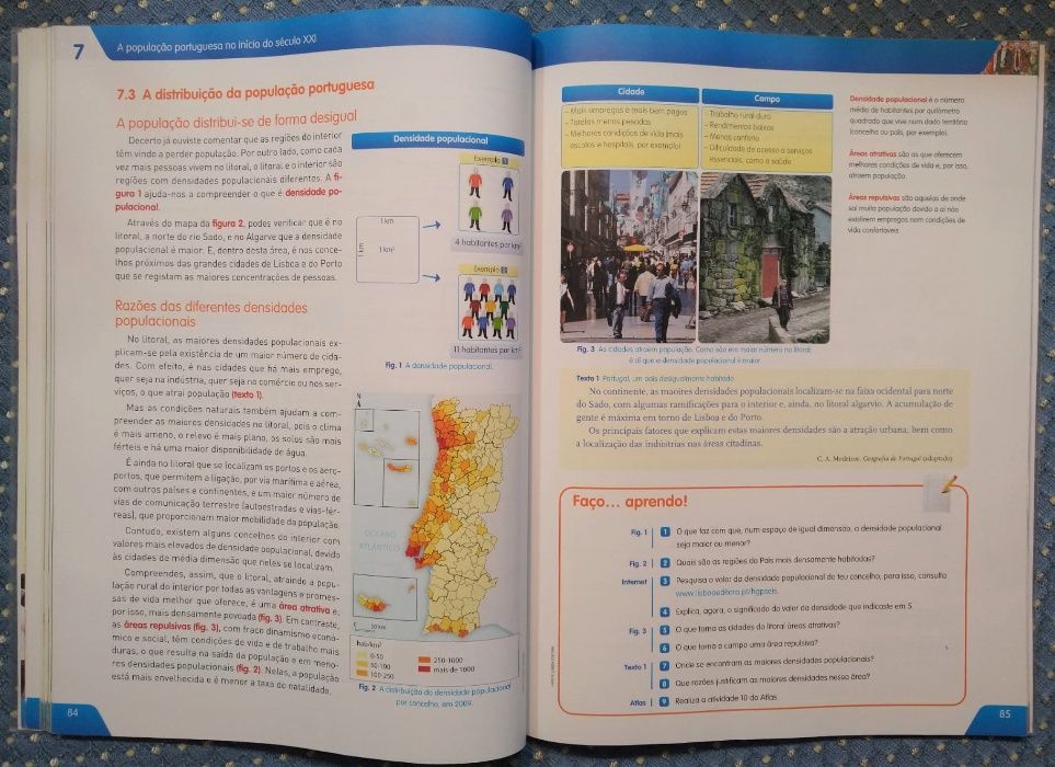 "História e Geografia de Portugal 6ºAno" Manual (Partes 1/2)+e-Manual