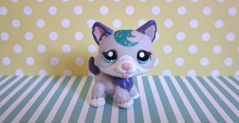 Littlest Pet Shop LPS unikatowy pies Husky #2360