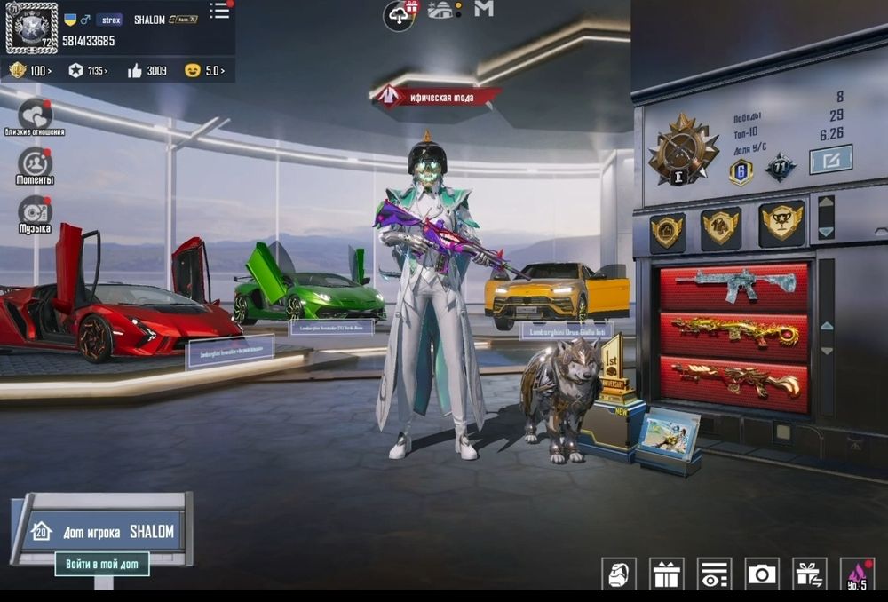 Сдаю в аренду и продаю аккаунт в Pubg Mobile