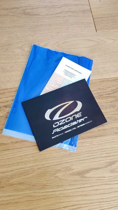 Paralotnia OZONE zestaw Roadster+Oxygen2+PlecakOzone+gratisy