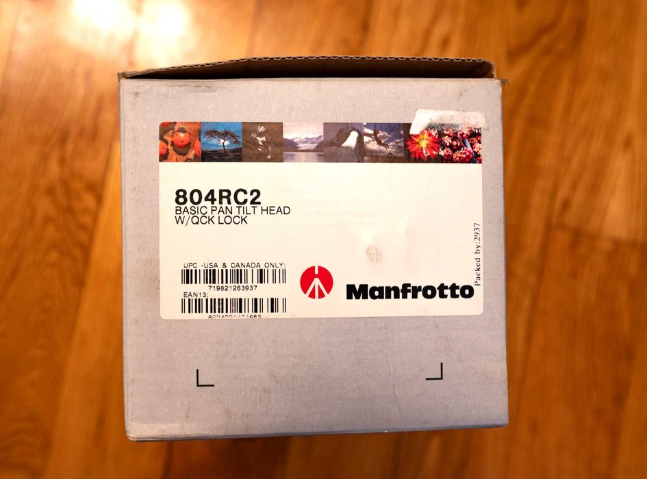 Tripé Manfrotto 190 XPROB + Cabeça tripé 804 RC2