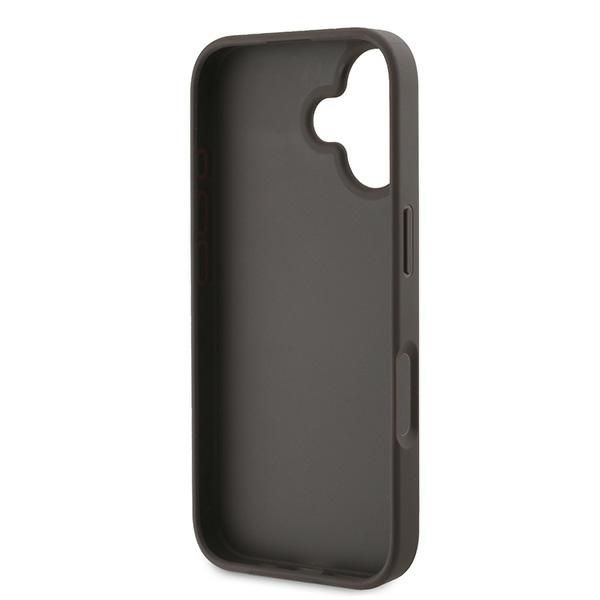 Guess GUHCP16MG4GLBR iPhone 16 Plus 6.7 brązowy/brown hardcase 4G Bottom Stripe