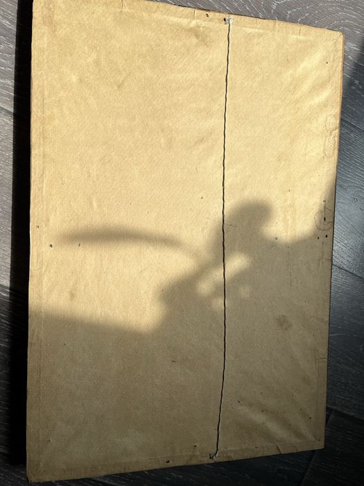 Терміново Картина пейзаж олія Ліс на березі озера в деревяній рамі