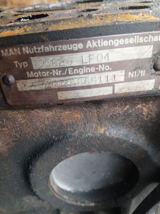 Блок колінвал топлівний подон мотор ман d 0826