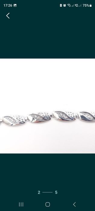 Srebrna bransoleta pr 925 nowe