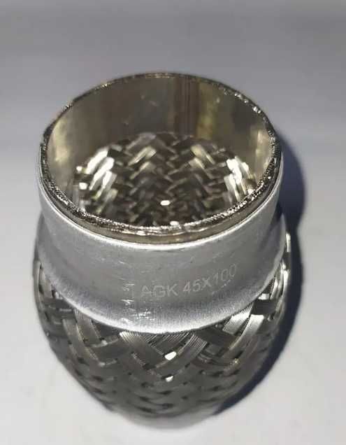 Гофра выхлопной системы гибкая соеденительная часть ремонтная фланец