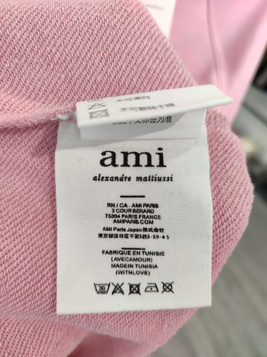 Худі AMI Paris Ami de Coeur Hoodie Pink