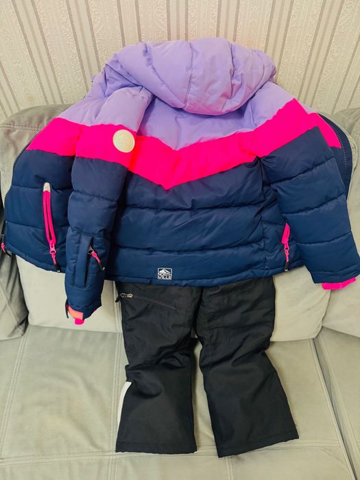 Зимовий костюм для дівчинки комбінезон