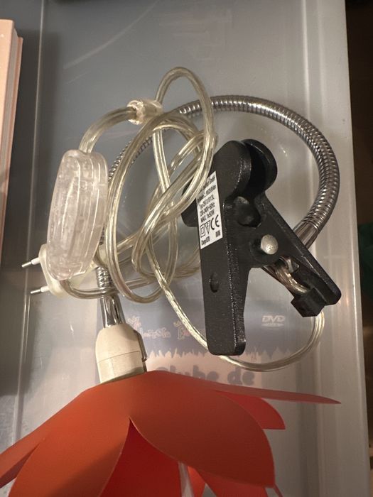 Candeeiro em forma de flor