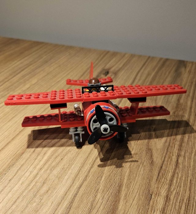 LEGO 6615 Eagle Stunt Flyer Czerwony Dwupłatowiec Unikat 1996