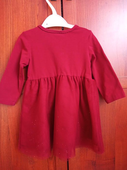 Sukienka H&M bordowa rozm. 74