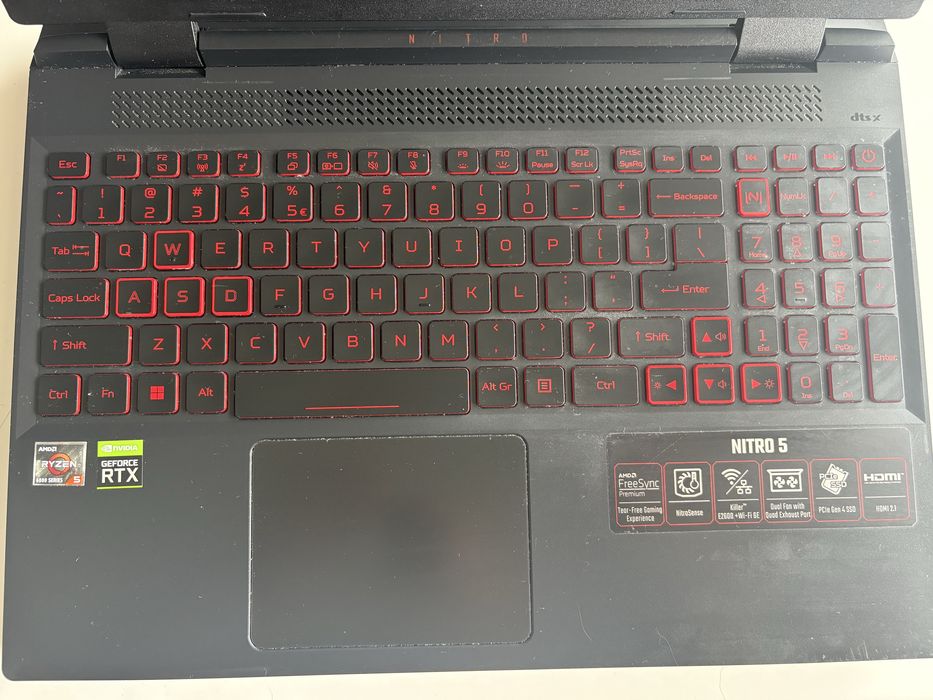 Acer nitro 5 an515-46 ryzen 5 6600H/16gb/3050ti 140w
