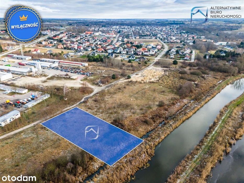 Działka 4043m2 - produkcja, składy i magazyny