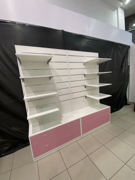 Полички з тримачами на економ панель 8 шт