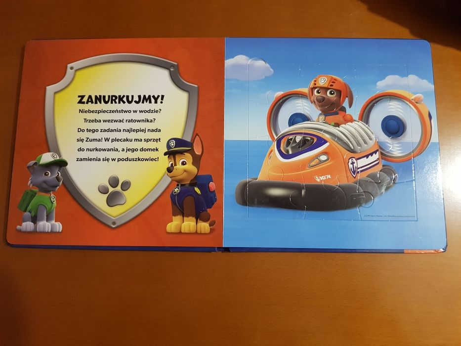 Książka z puzzlami Paw Patrol