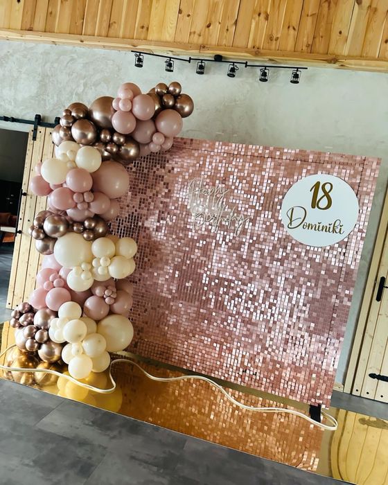 Dekoracja ścianka balony