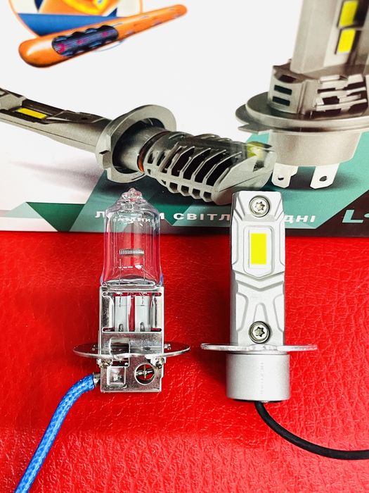 Автомобільні ЛЕД ЛАМПИ які стають у будь яку фару Nextone L7 H3H1