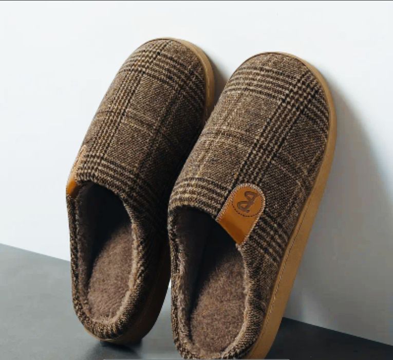 Мужские зимние тапочки