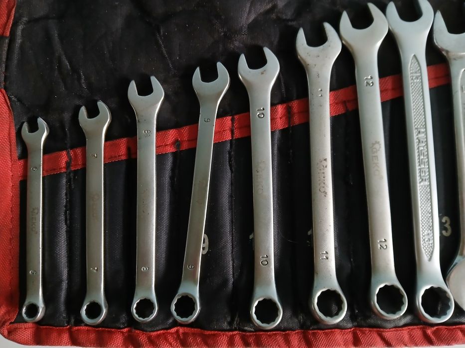 Набір рожкових ключів 6–22 мм матовий Geko G11241