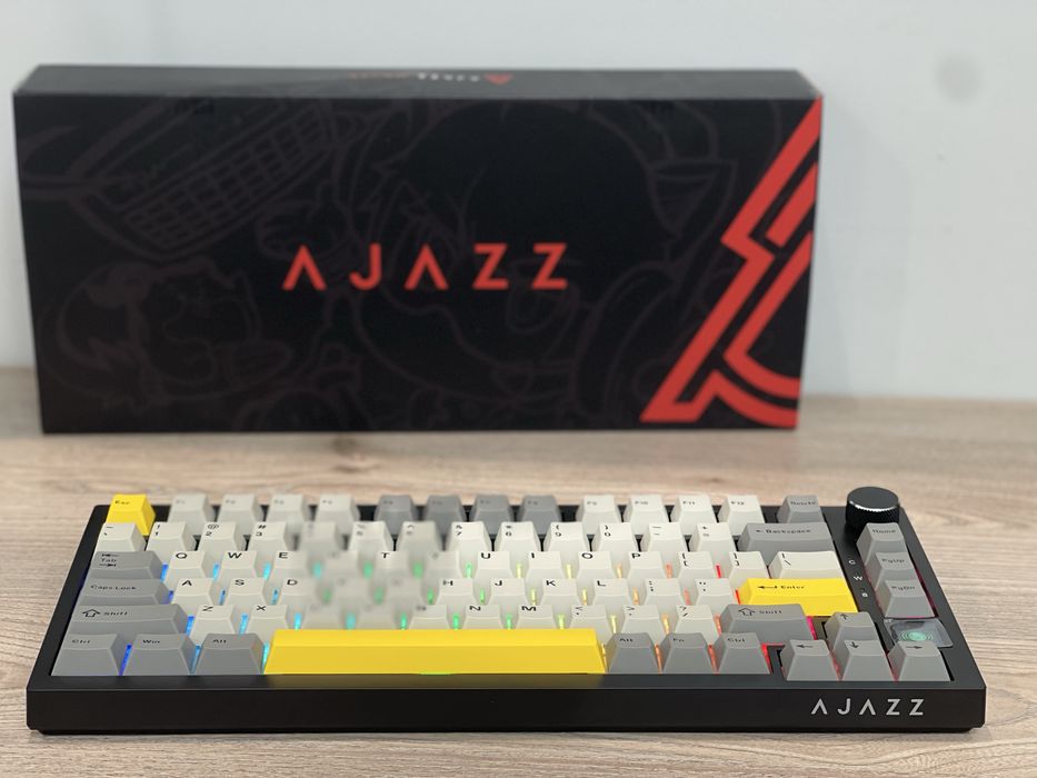 Ajazz AK820 Pro Безпровідна Клавіатура RGB підсвітка HotSwap