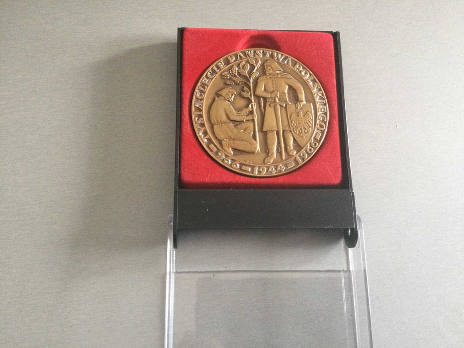 Medal kolekcjonerski Tysiąclecie Państwa Polskiego 1966