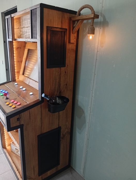 Máquinas Arcade em Madeira Personalizadas | Jogos | Fabrico Artesanal em Paços de Ferreira