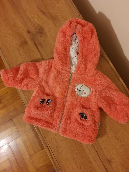 Cieplutko bluza niemowlęca różowa roz 62 dla dziewczynki