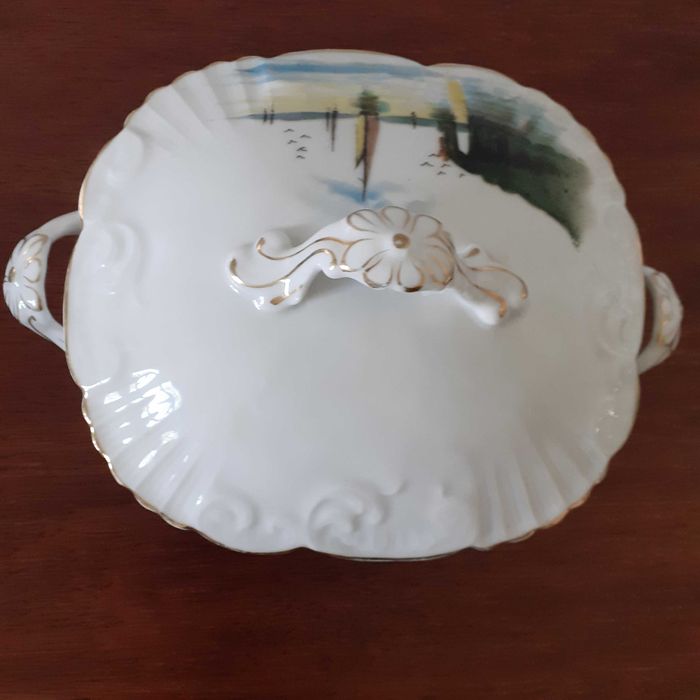 Serviço de jantar antigo VA 90 peças