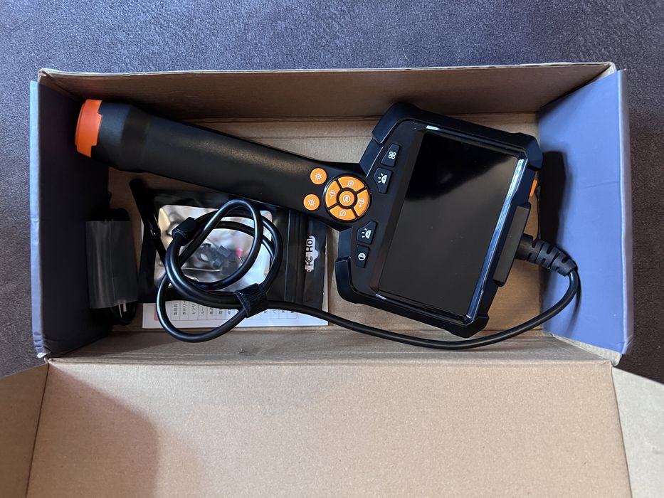 Ендоскоп автомобільний 5.5мм фотографує  на акамуляторі 2 камери 360