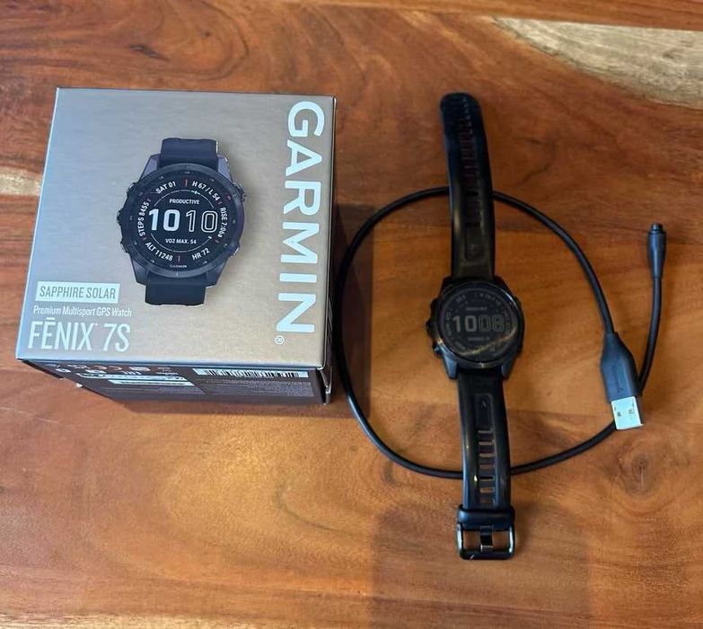 Garmin Fenix 7S Sapphire Solar – zegarek sportowy i outdoorowy