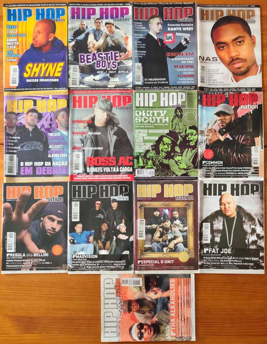 Hip Hop Nation coleção completa revista + cd's hiphop tuga