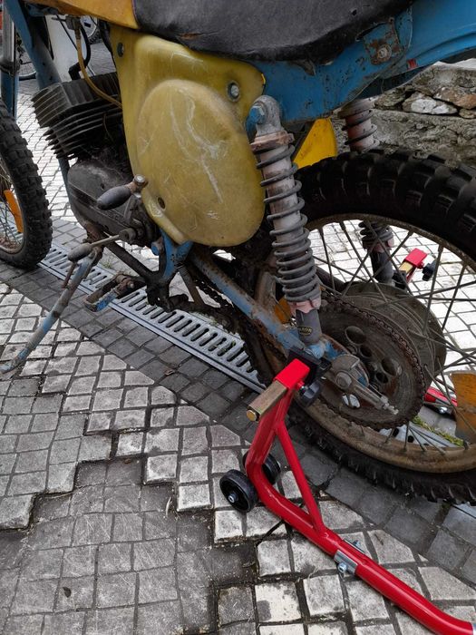 velocípede com motor casal de 5 velocidades adaptado para cross