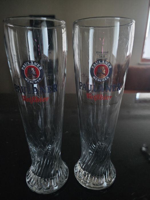 2 sztuki kufel pokal paulaner weissbier 0.4