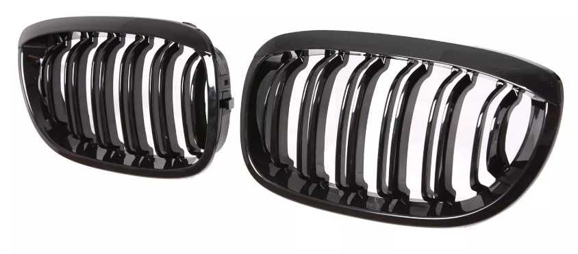 Nerki grill atrapa Czarny połysk BMW E46 COUPE CABRIO LIFT 2003/2007