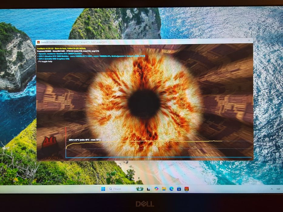 Dell 7740 IPS i7-9750h, 16-32 Gb, 512 SSD, RTX 3000 6 Gb