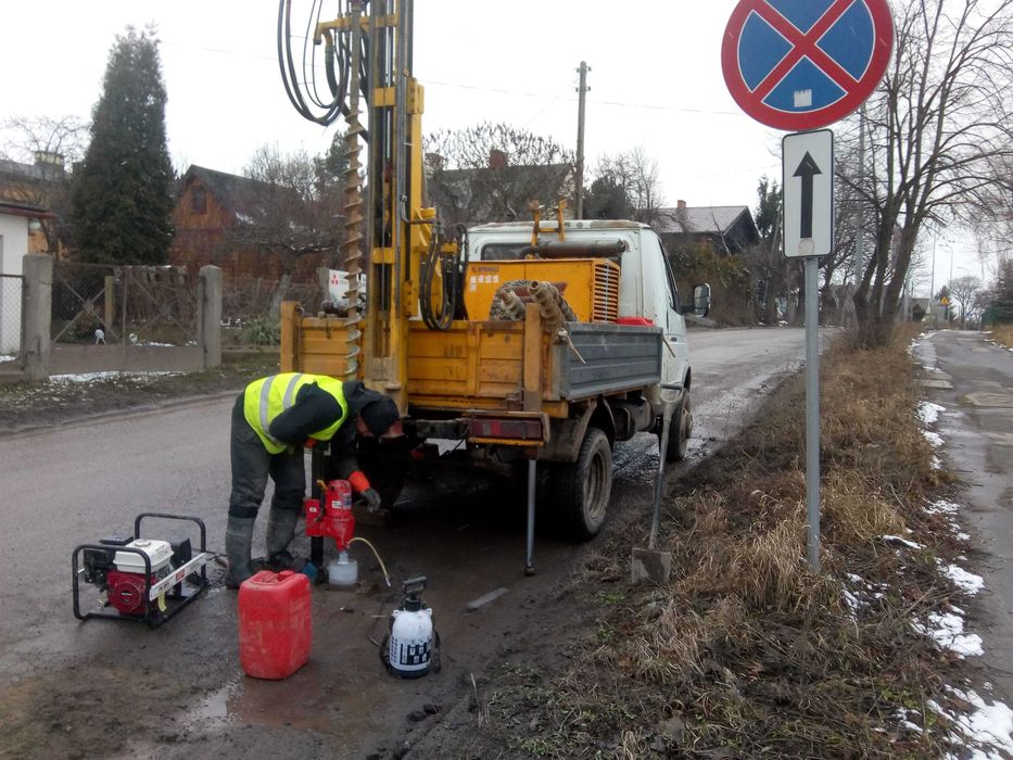 Badanie gruntu, opinia geotechniczna, wiercenia, geologia, geolog