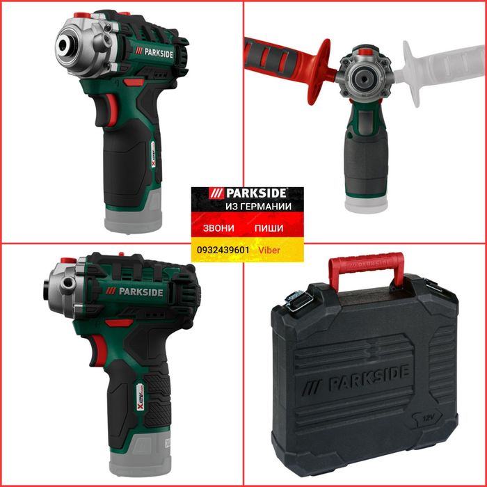 Аккум. полировальная машинка из ГЕРМАНИИ Parkside PAAP 12 C3 с набором