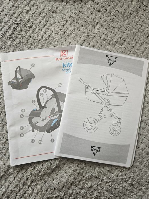 Wozek dzieciecy 4 w 1 junama thermo