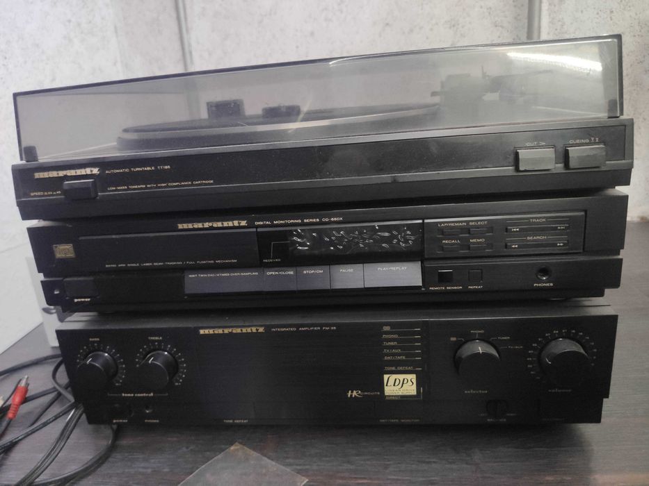 marantz pm-25 wieża tt-185, cd 65-dx