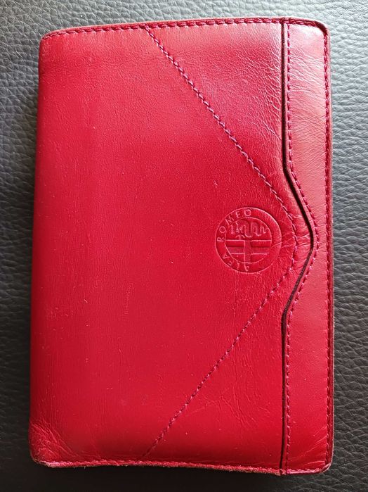 Carteira em pele da Alfa Romeo