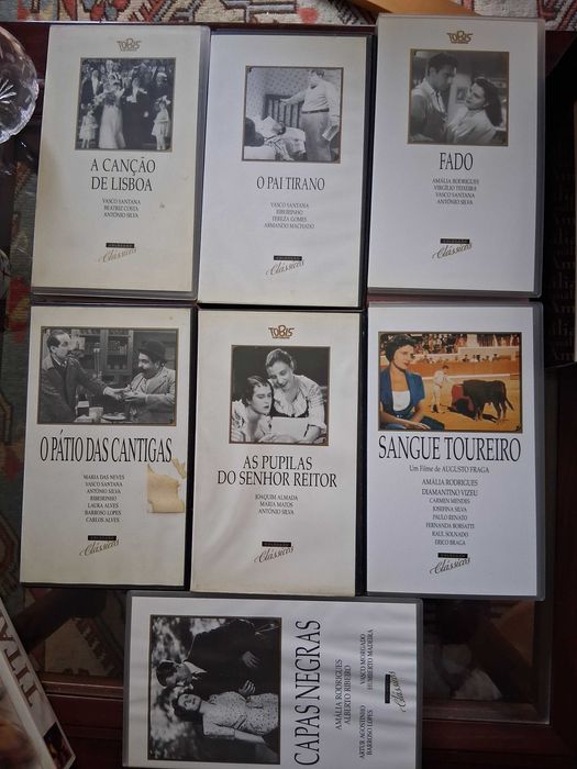 Lote de 7 Cassetes vídeo VHS - Filmes Portugueses (Portes incluídos)