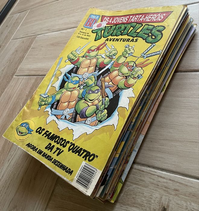 Tartarugas Ninja (Revistas Antigas/38 Fascículos/Português)