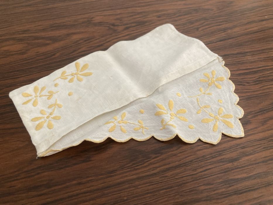 Bolsa antiga para guardanapo
