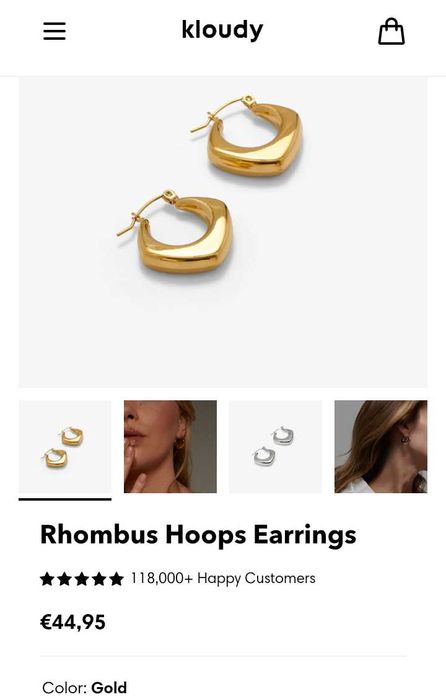 Kloudy Joias de coleção tudo Novo embalado + caixa guarda joias