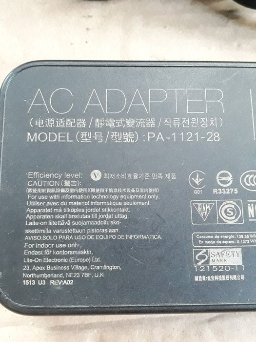 Зарядка для ноутбука H Asus 19.5v-6.32a (model PA-1121-28)