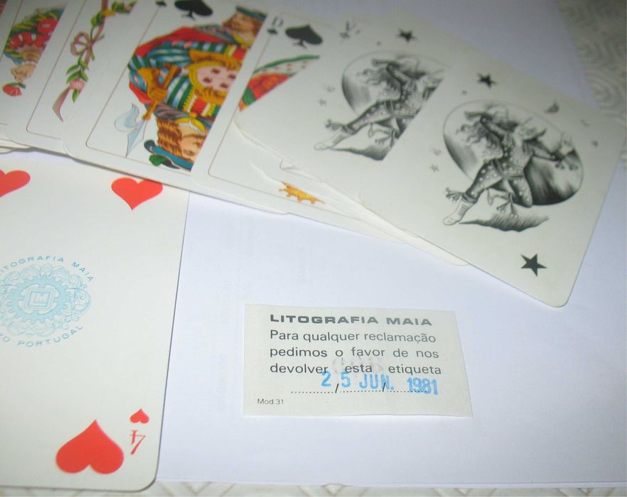 Litografia Maia - Baralho de Cartas dos anos 80